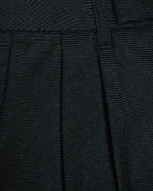 Black Pleated Women Pants