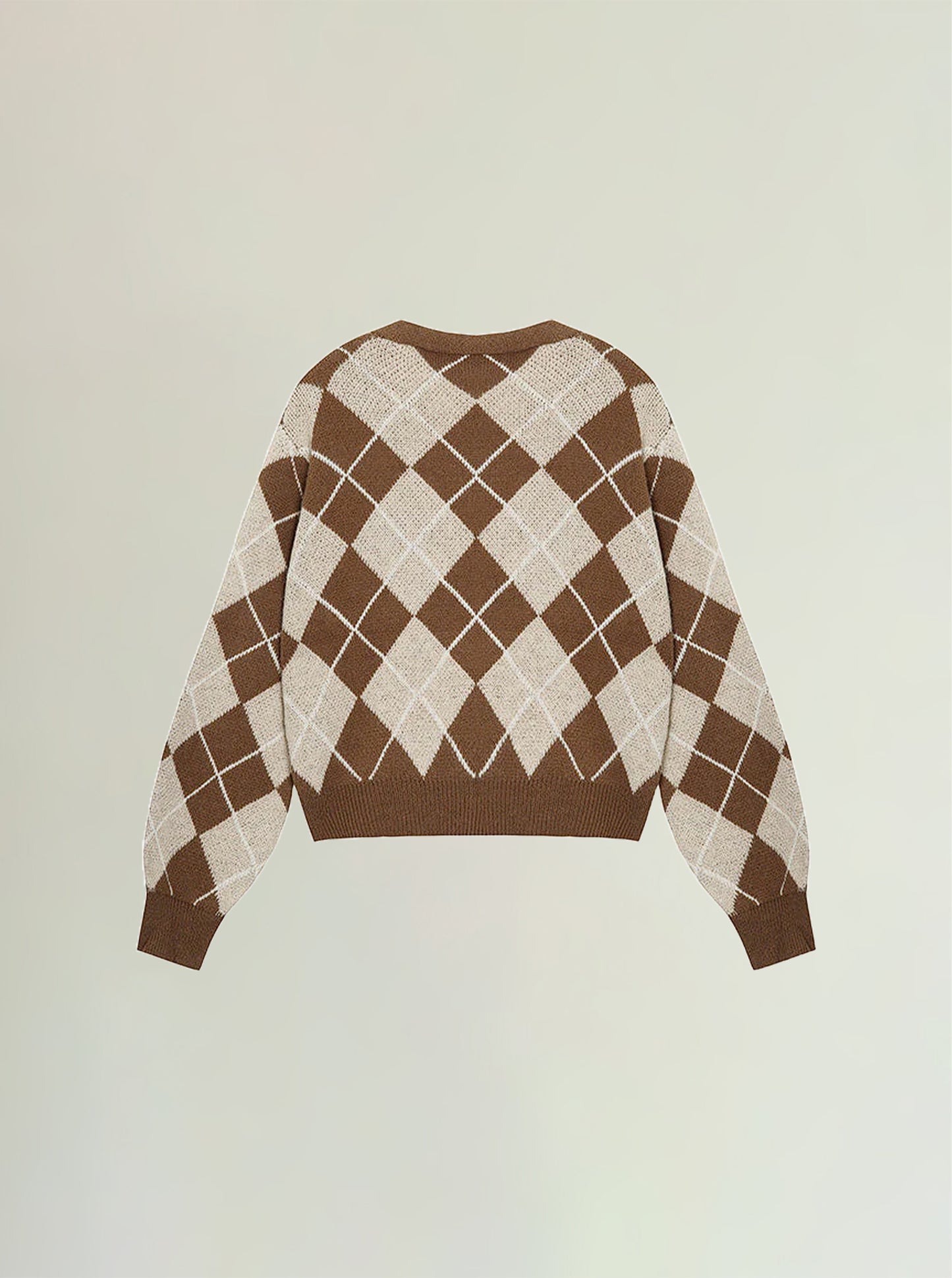 Argyle Pattern Sweater Vest